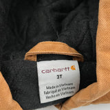 Age 3 Carhartt Jacket - 2XS Brown Cotton