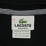 Lacoste T-Shirt - Large Black Cotton