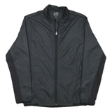 ADIDAS Mens Black & Dark Grey ClimaProof Zip Jacket S Polyester Blend Plain