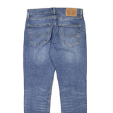 LEVI'S Mens Slim Blue Denim Light W30 L29 Zip Cotton Blend Jeans Classic Fit
