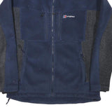 BERGHAUS Mens Navy & Charcoal Hybrid Track Jacket M Polyester Blend Outdoor