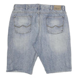 WRANGLER Mens Shorts Blue Relaxed Boot 2XL W36 Denim Cotton Blend Casual