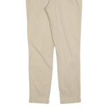 POLO RALPH LAUREN Womens Cotton Blend Beige Slim Straight Trousers W31 L30
