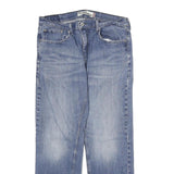 LEVI'S Mens Jeans Blue Relaxed Straight Denim Medium W34 L30 Classic Zip