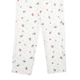 WRANGLER Womens Classic White Floral Denim Jeans W26 L26 Stylish Cotton Zip Fit