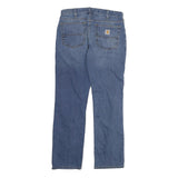 CARHARTT Mens Jeans Blue Relaxed Straight Denim Medium W32 L30 Workwear