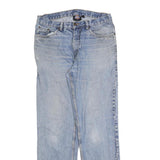 DICKIES Mens Regular Fit Blue Denim Jeans W34 L34 Classic Cotton Blend Zip