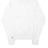 CHAMPION Mens White Hoodie XS Cotton Blend Pullover Drawstring Hood Casual