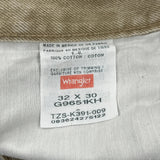 Wrangler Jeans - 32W 30L Beige Cotton