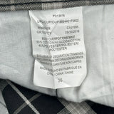 Dickies Checked Shorts - 36W 10L Black & White Cotton Blend