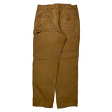 Carhartt Carpenter Trousers - 34W 30L Brown Cotton