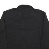 NAUTICA Mens Black Quarter Zip Sweatshirt XL Cotton Blend Casual Pullover