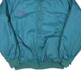 COLUMBIA Womens Blue Jacket S Polyester Blend Plain Zip Outdoor Casual