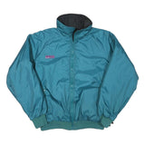 COLUMBIA Womens Blue Jacket S Polyester Blend Plain Zip Outdoor Casual