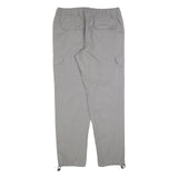 URBAN CLASSICS Mens Grey Regular Fit Cargo Drawstring Trousers W34 L32 Casual