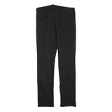 LEVI'S 712 Womens Jeans Black Slim Skinny Denim W29 L27 Zip Cotton Blend