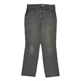 Carhartt Double Knee Carpenter Pants - 32W 31L Gray Cotton
