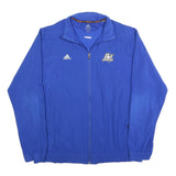 ADIDAS Mens Blue Athletic Training Zip Jacket 2XL Polyester Blend Sportswear