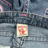 True Religion Skinny Fit Jeans - 28W US 0 Blue Cotton