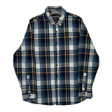 Lee Checked Shirt - Large Blue Cotton