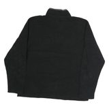 FILA Mens Black Plain Pullover Crew Neck Basic Knit 2XL Sportswear