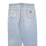 CARHARTT Mens Jeans Blue Relaxed Straight Denim Light W38 L30 Casual Workwear