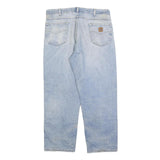 CARHARTT Mens Jeans Blue Relaxed Straight Denim Light W38 L30 Casual Workwear