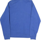 THE NORTH FACE Mens Blue Hoodie M Cotton Logo Print Pullover Drawstring Hood