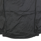 PUMA Mens Black Athletic Jacket L Polyester Blend Zip Plain Sportswear Outerwear