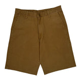Wrangler Chino Shorts - 31W 10L Brown Cotton Blend