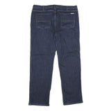 CARHARTT Womens Jeans Blue Classic Straight Denim W38 L32 Zip Cotton Blend