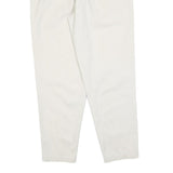 DOCKERS Womens Cotton Blend White Regular Fit Straight Leg Trousers W30 L28