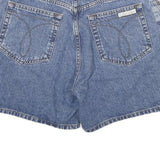 CALVIN KLEIN JEANS Womens Shorts Blue Denim M W28 Classic Fit Casual