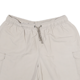 CHAMPION Womens Shorts Beige Casual Cargo Plain L W30 Lightweight Comfort