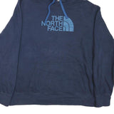 THE NORTH FACE Mens Navy Blue Hoodie XL Cotton Blend Classic Logo Sweatshirt