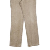 WRANGLER Mens Beige Regular Straight Denim Medium W33 L32 Classic Cotton Blend