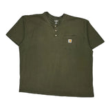 Carhartt T-Shirt - 2XL Green Cotton