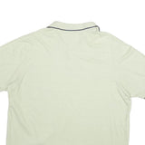 CHAPS Mens Cream Polo Shirt Short Sleeve Plain 2XL Cotton Comfortable