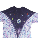 LIQUID BLUE Mens Blue & Purple Graphic T-Shirt 2XL Short Sleeve Crew Neck Cotton