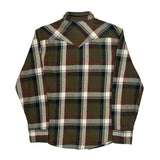 Levis Checked Flannel Shirt - Medium Red Cotton