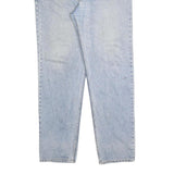 LEVI'S 504 Mens Regular Blue Denim Light W42 L34 Zip Classic Fit Jeans