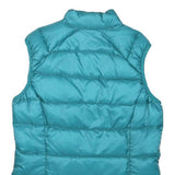 SALOMON Womens Teal Blue Puffer Jacket M Polyester Blend Quilted Zip Outdoor