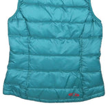 SALOMON Womens Teal Blue Puffer Jacket M Polyester Blend Quilted Zip Outdoor