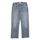 LEVI'S 501 Mens Jeans Blue Regular Straight Denim Medium W30 L27 Classic Button