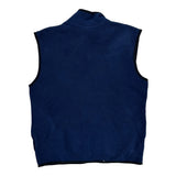 Adidas Fleece Vest - Large Blue Polyester