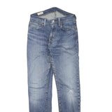 LEVI'S Mens Slim Blue Denim Light W28 L31 Zip Jeans Classic Fit Casual