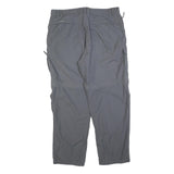 COLUMBIA Mens Polyester Grey Relaxed Cargo Trousers Zip W40 L32 Outdoor Casual