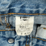 Made In USA Levis 505 Jeans - 29W US 6 Light Wash Cotton