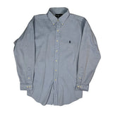 Yarmouth Ralph Lauren Shirt - Large Blue Cotton