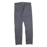 CARHARTT Mens Cotton Blend Slim Blue Trousers Zip W31 L32 Casual Workwear